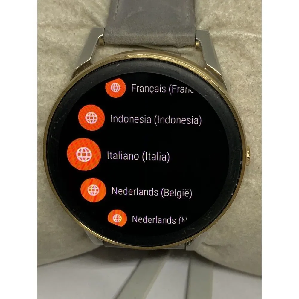 Fossil Gen 3 FTW7001 Brown Leather Digital Dial Genuine Smart Watch ZA417